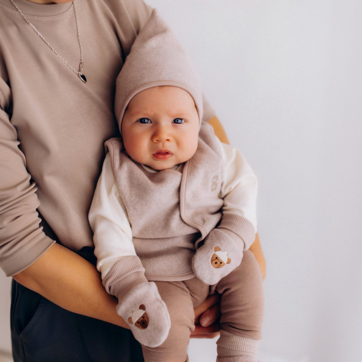 EMBROIDERED VEST baby- GOTS