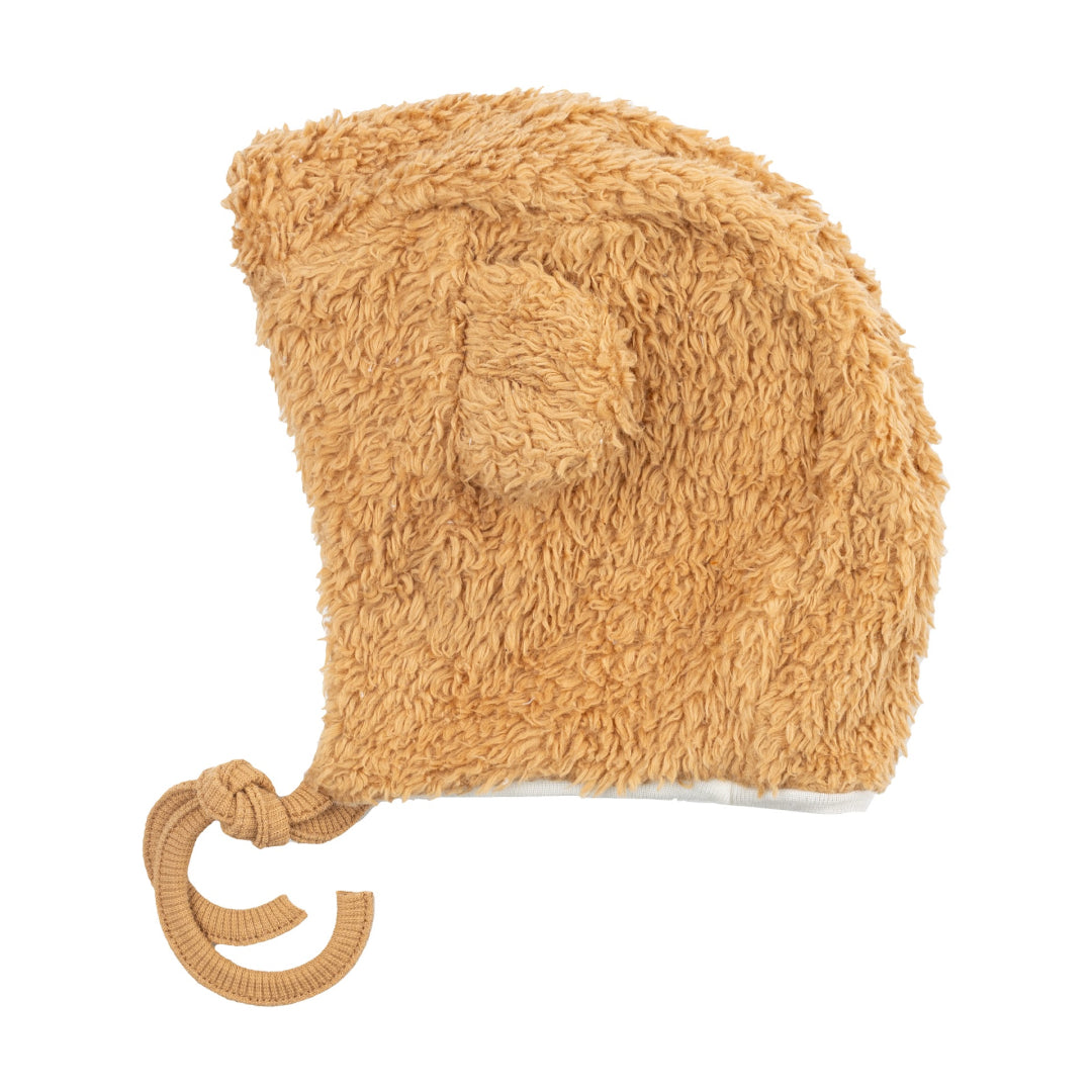 PLUSH HAT WITH TEDDY EARS WITH MERINO WOOL LINING