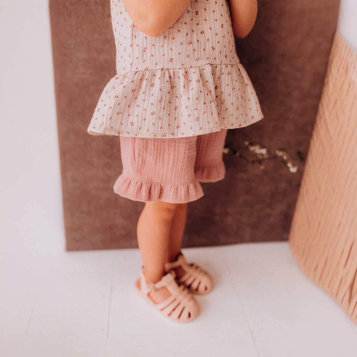 MUSLIN GIRLS SHORTS