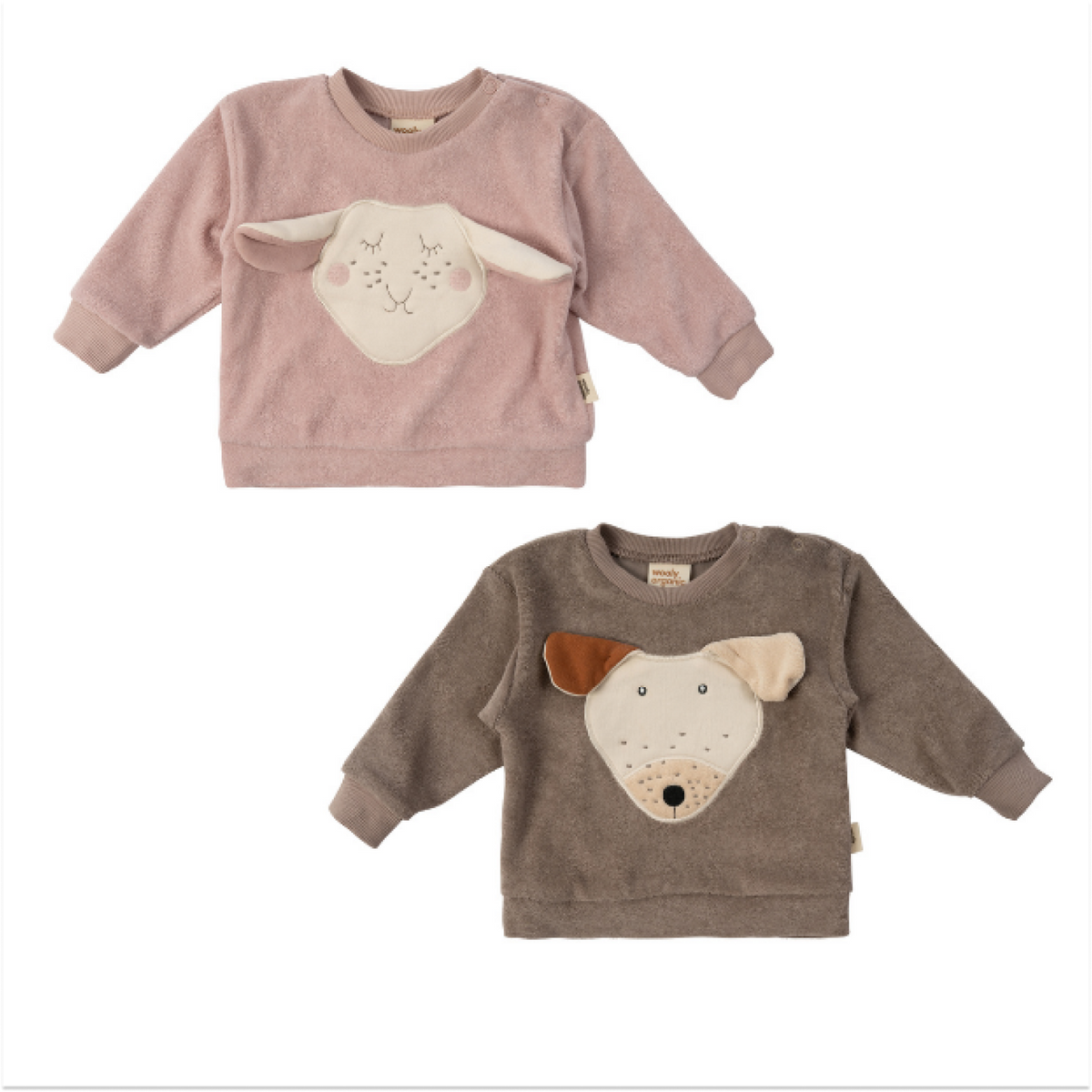 EMBROIDERED TERRY SWEATER