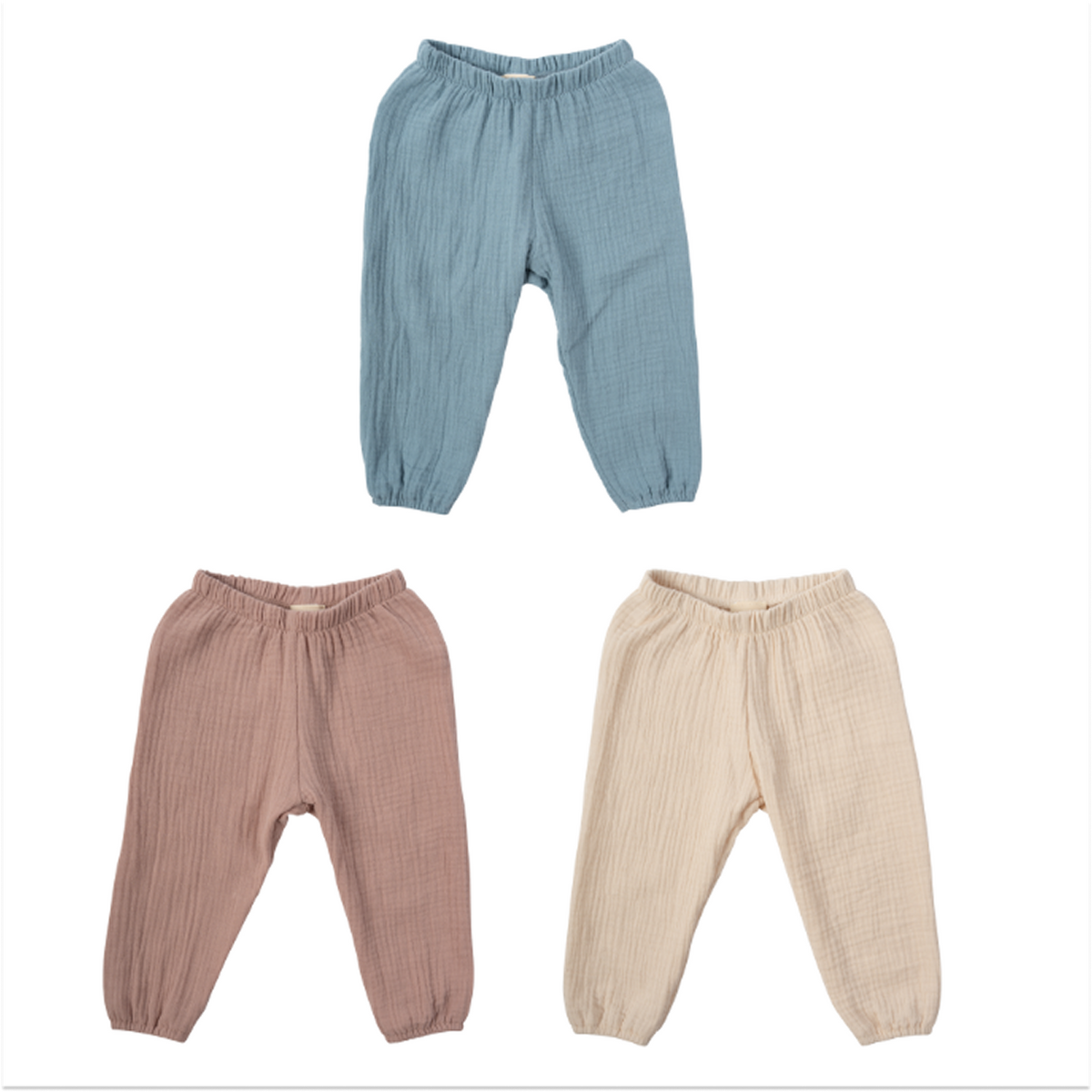 MUSLIN BABY TROUSERS