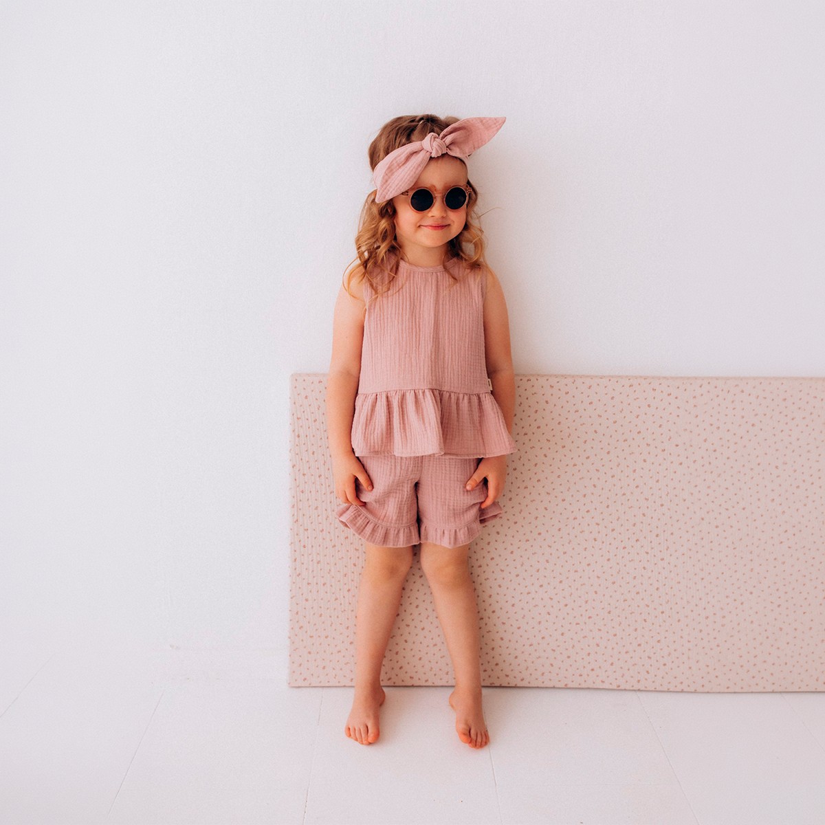 MUSLIN GIRLS SHORTS
