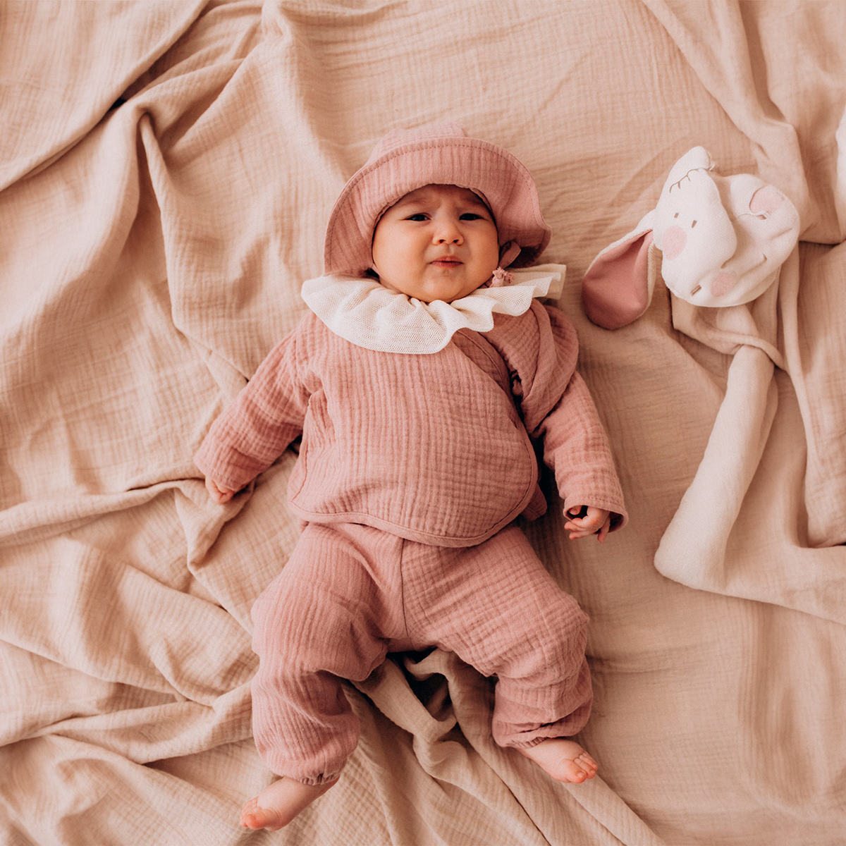 MUSLIN BABY TROUSERS