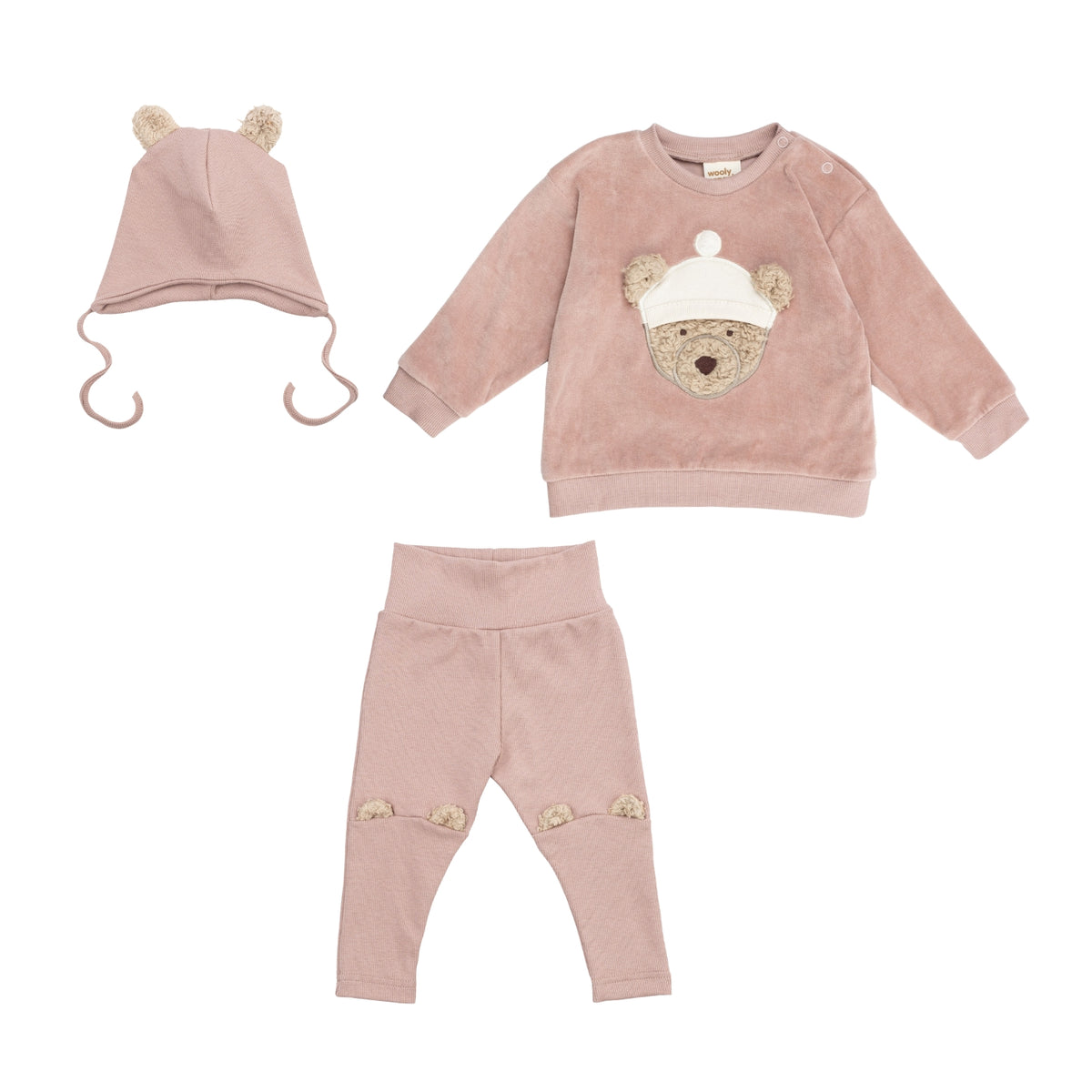 PINK TEDDY MAZUĻA KOMPLEKTS