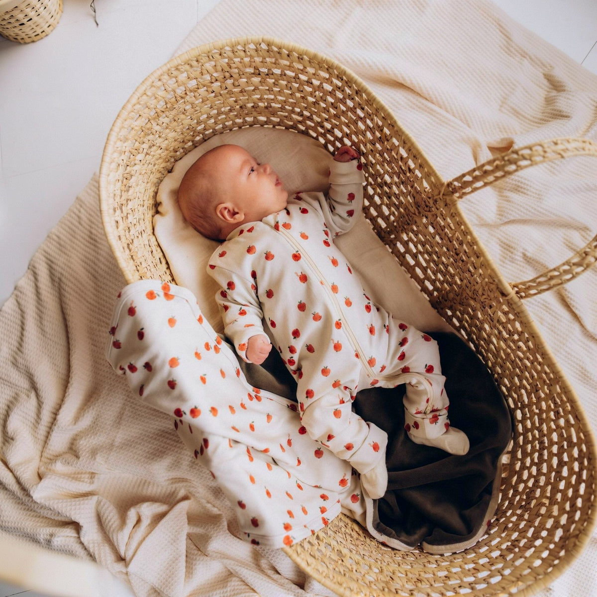 SLEEPSUIT WITH ZIPPER - GOTS