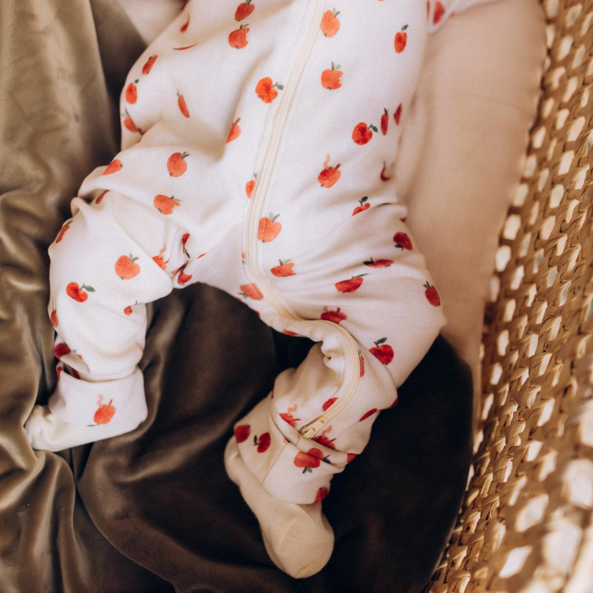 SLEEPSUIT WITH ZIPPER - GOTS