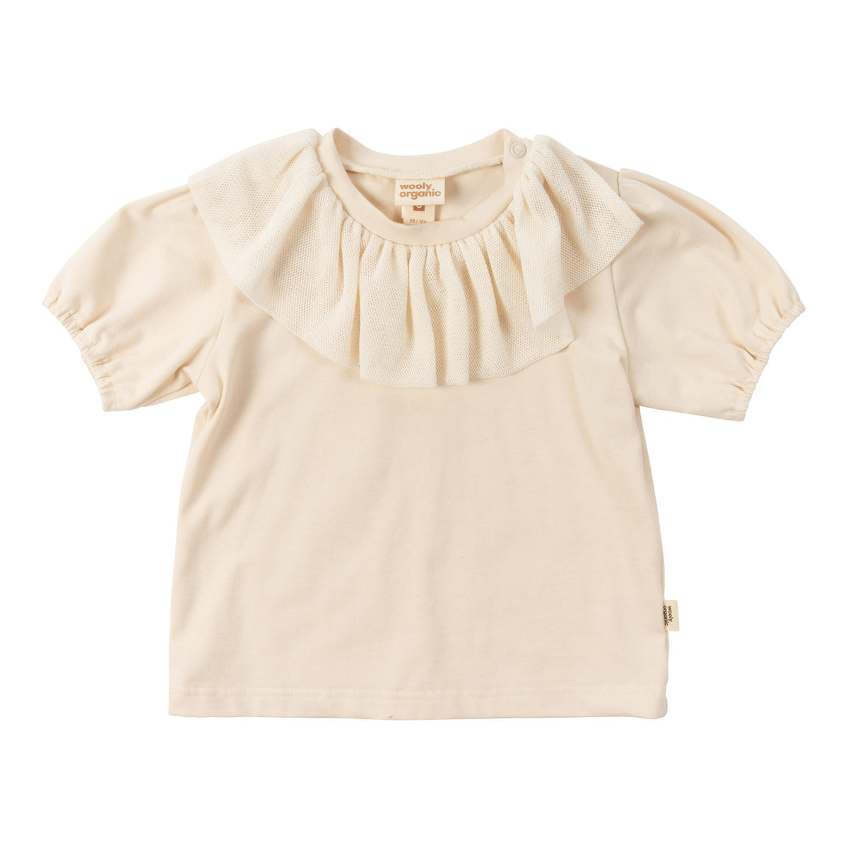 JERSEY SHIRT WITH TULLE