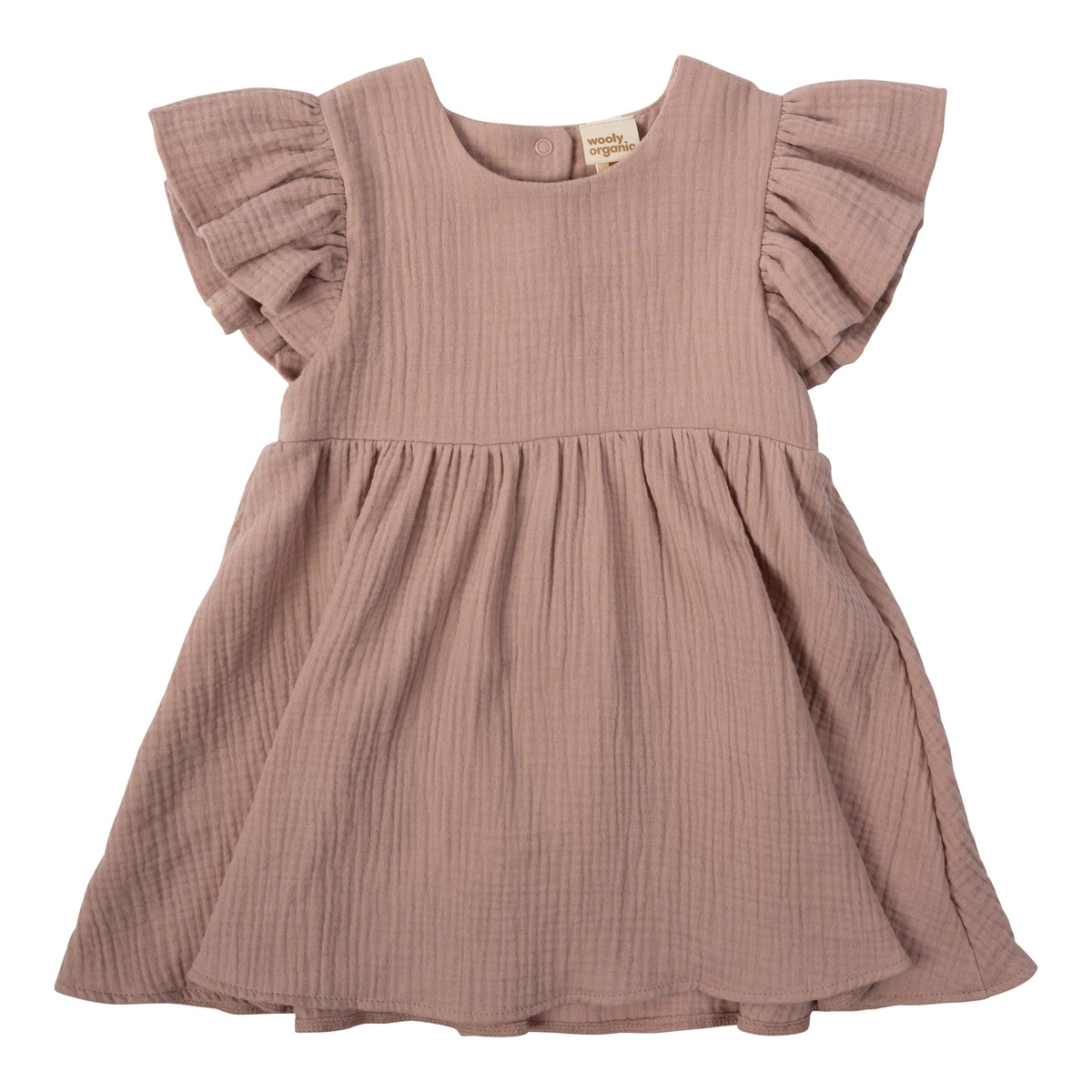 MUSLIN DRESS WITH WINGS