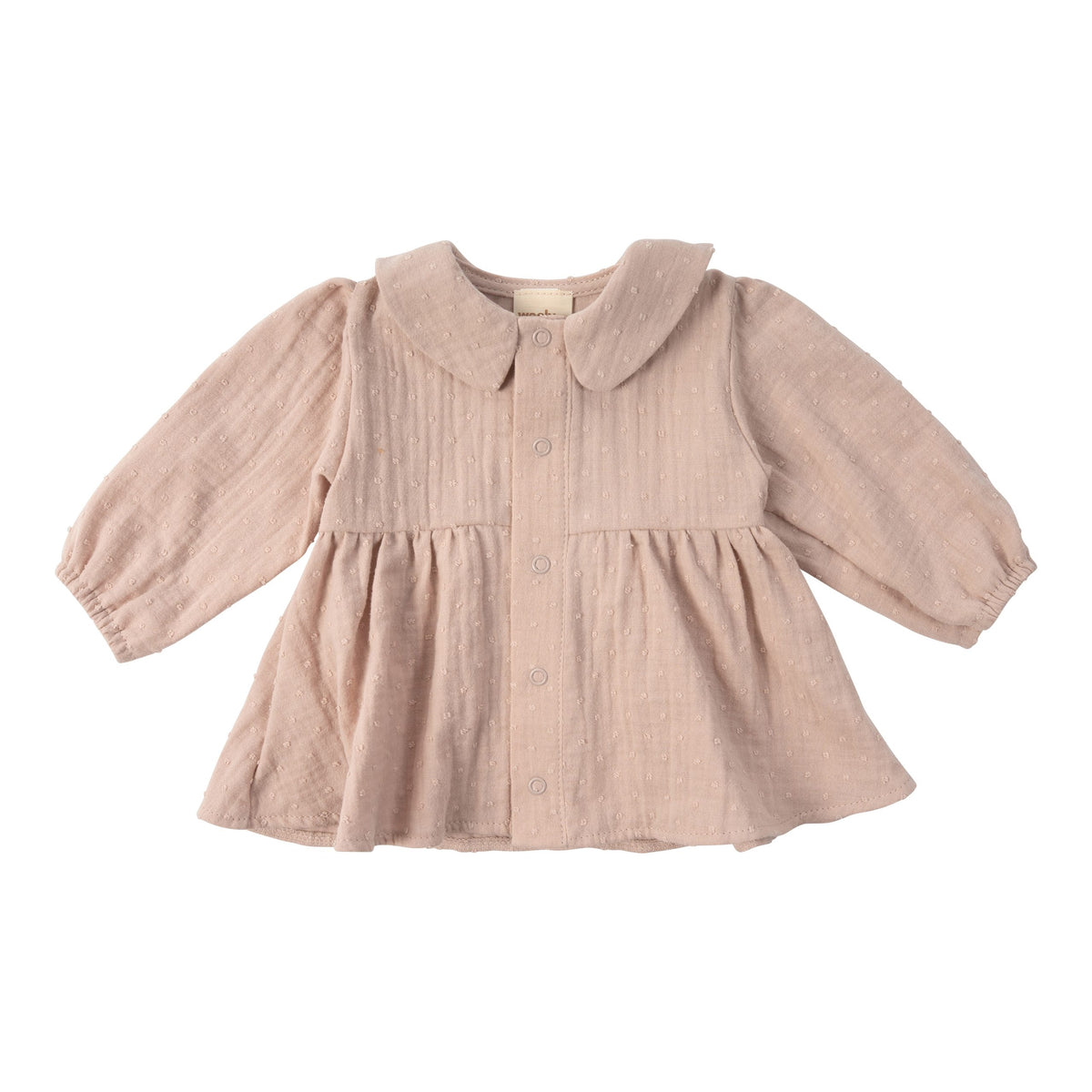MUSLIN LONGSLEEVE BLOUSE WITH BLOOMERS
