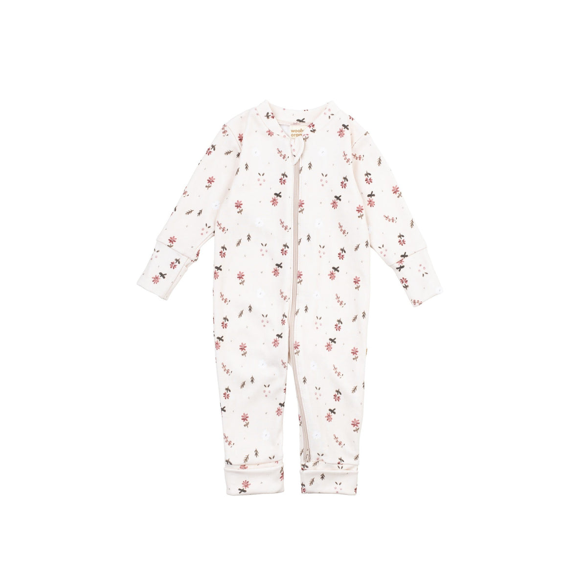 SLEEPSUIT WITH ZIPPER - GOTS