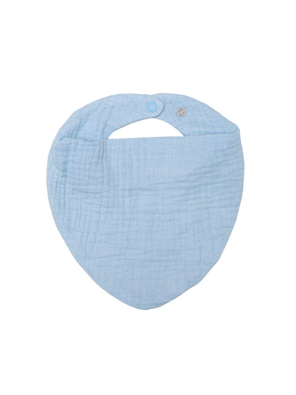 MUSLIN PACIFIER CLIP 2 PACK - IRON & BABY BLUE - Wooly Organic