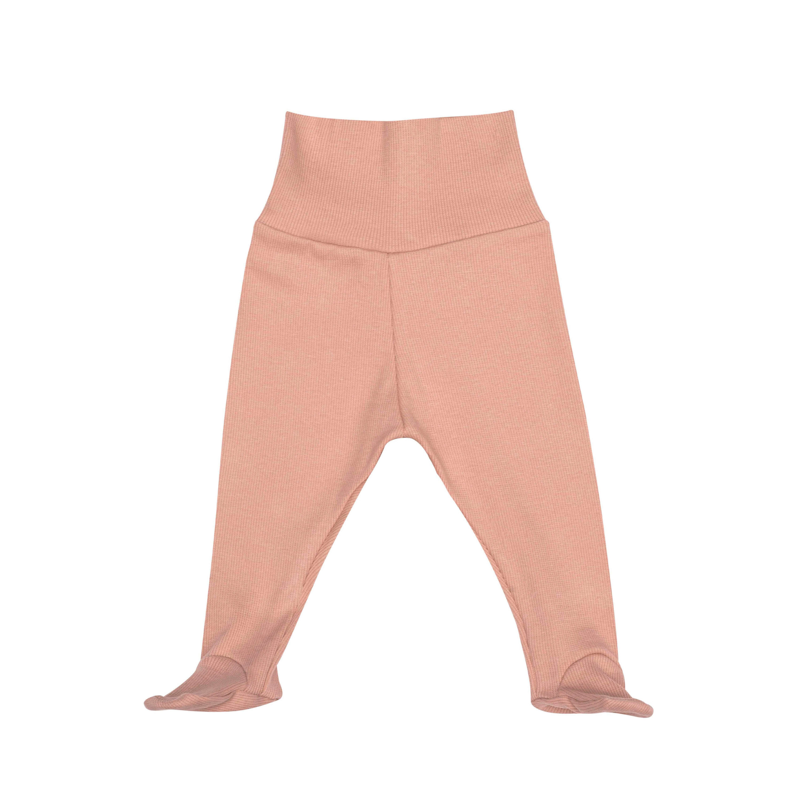 Isla & Fraser Organic Cotton Footed Baby Trousers - Oat