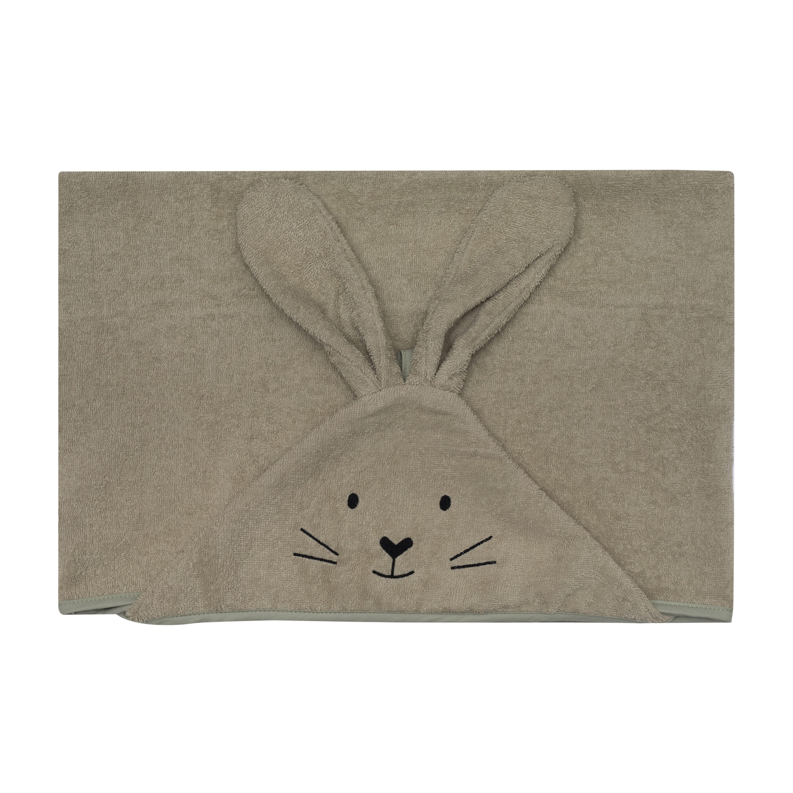 TOWEL BUNNY JUNIOR GOTS AY24 SLATE GREEN Wooly Organic   TF 103 B 50 AY24. Scaled 