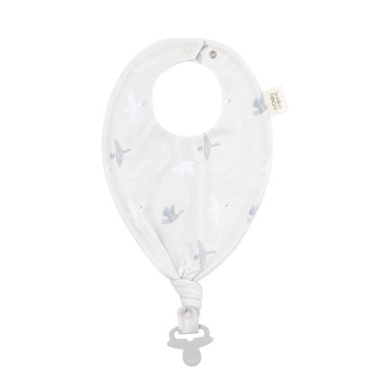 BIB WITH PACIFIER CLIP - GOTS - AW25
