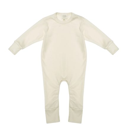 MERINO WOOL/SILK SLEEPSUIT - NOOS