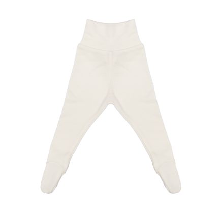 MERINO WOOL/SILK BABY LEGGINGS WITH FEET - NOOS