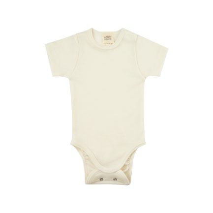 MERINO WOOL/SILK SHORTSLEEVE BODYSUIT - NOOS