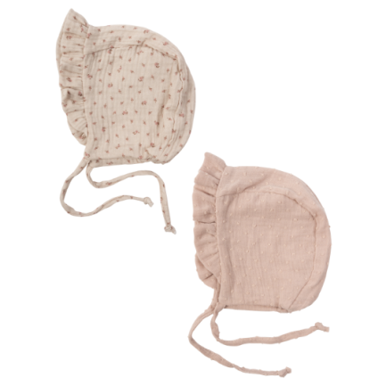MUSLIN SUN HAT WITH RAFFLES - GOTS - SS26
