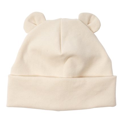 BEANIE WITH TEDDY EARS - GOTS - SS26