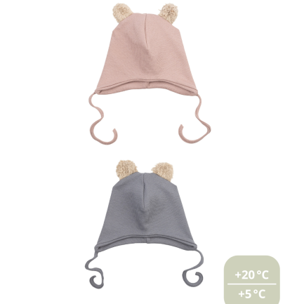 HAT WITH TEDDY EARS – GOTS – AW26
