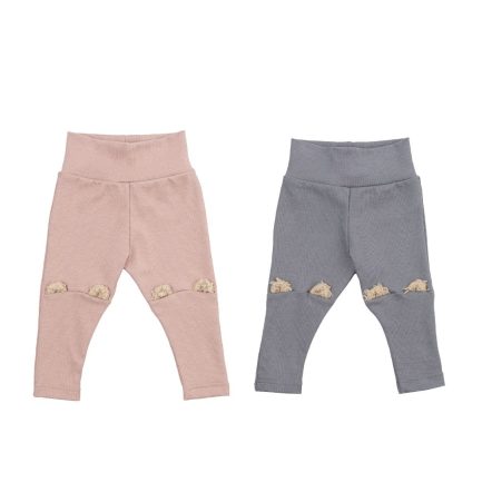 LEGGINGS WITH TEDDY EARS – GOTS – AW26