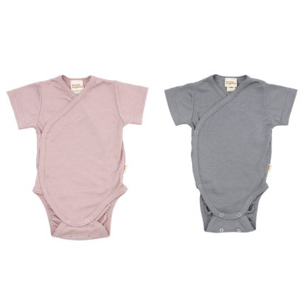 LYOCELL / WOOL SHORT-SLEEVE WRAP BODYSUIT – AW26