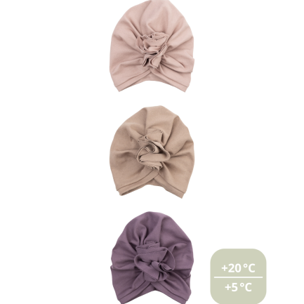 RUFFLE TURBAN – GOTS – AW26
