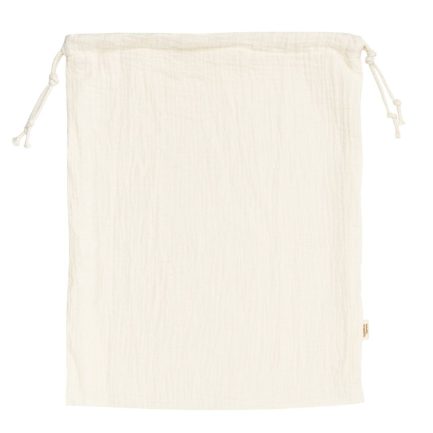 MUSLIN DRAWSTRING BAG - GOTS